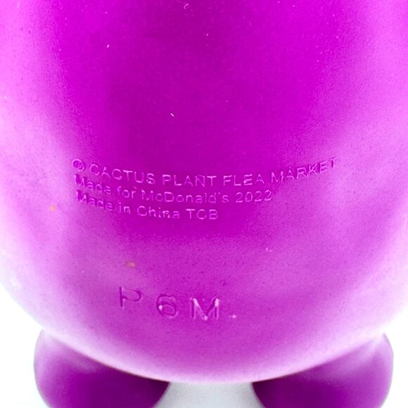 Cactus Plant Flea Market X McDonalds Grimace 2022 Collectible Toy Purple Figure - Picture 2 of 7